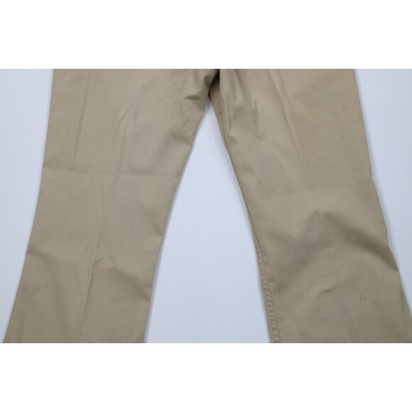 Vtg 70s Streetwear Mens 38x29 Distressed Wide Leg Bell Bottoms Twill Jeans USA - Picture 12 of 14